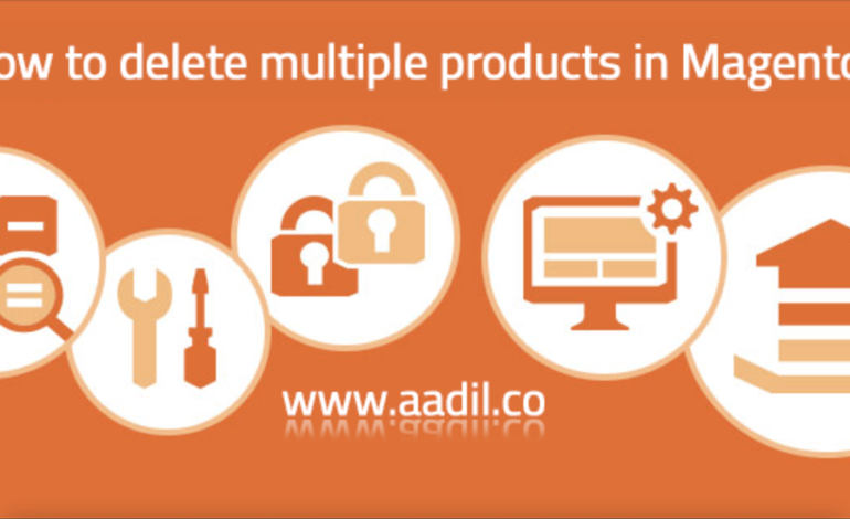  How to delete multiple products in Magento?