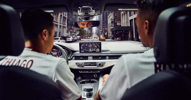  FC Bayern Munich stars on the streets of NYC looking for the best team with AUDI. Are you the one?